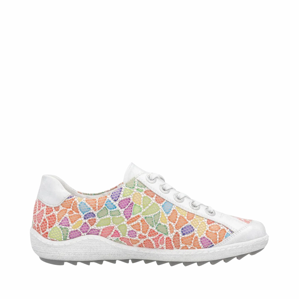 Remote Women's Liv 02 Lace Sneaker in Ice Multi Office Fit