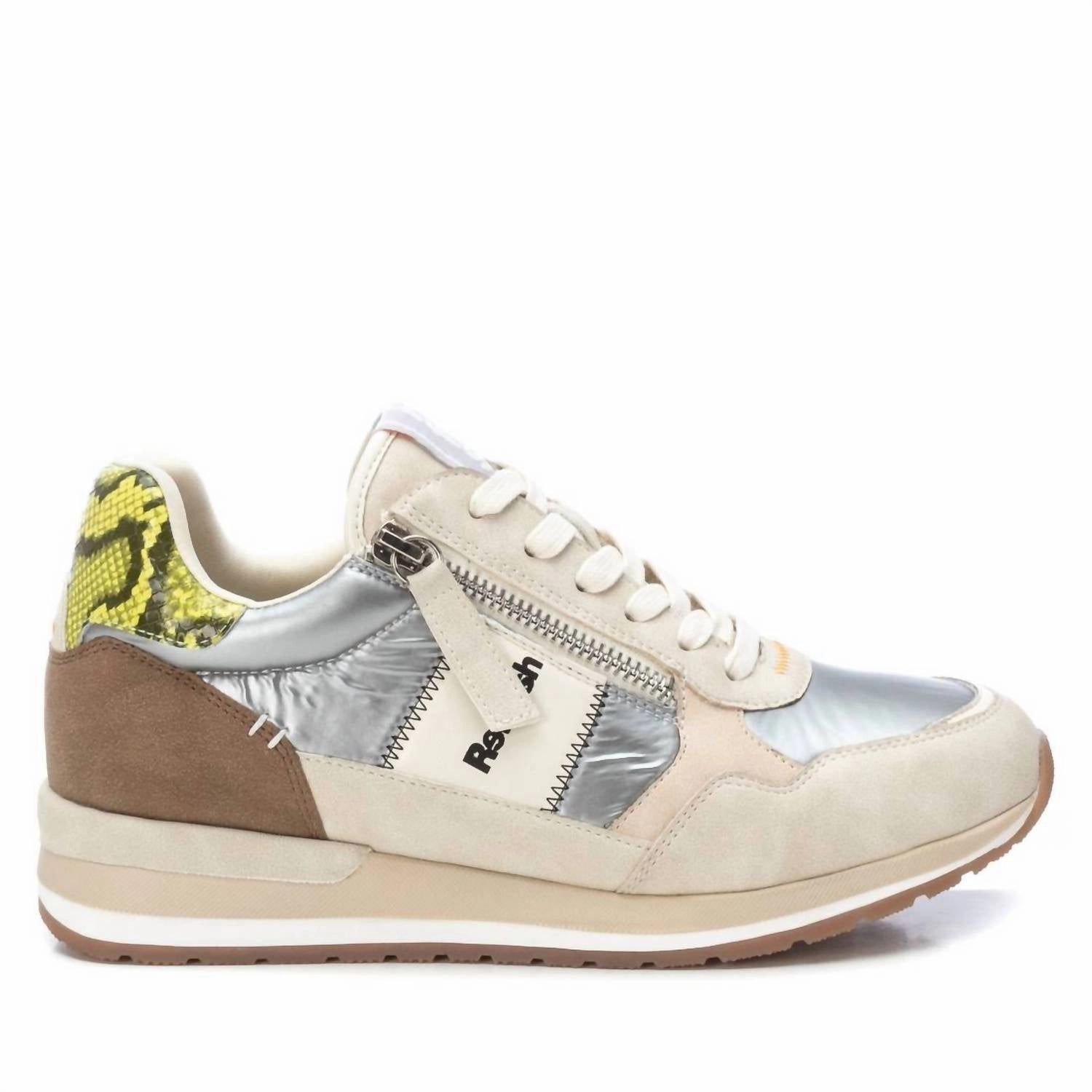 Hybrid Use Women's Casual Sneakers In Beige