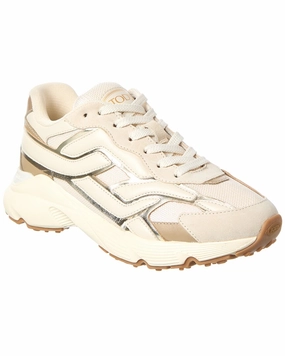 Fresh Lining Anti Torsion Plate TOD??s Leather & Mesh Sneaker