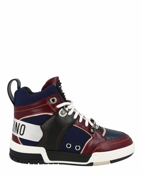 Relaxed Feel Streetball Asymmetrical High-Top Sneakers