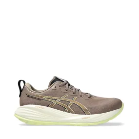 Cushion Base City Adventure Asics Men's Gel-Cumulus 27 Sneaker in Taupe Grey/Black