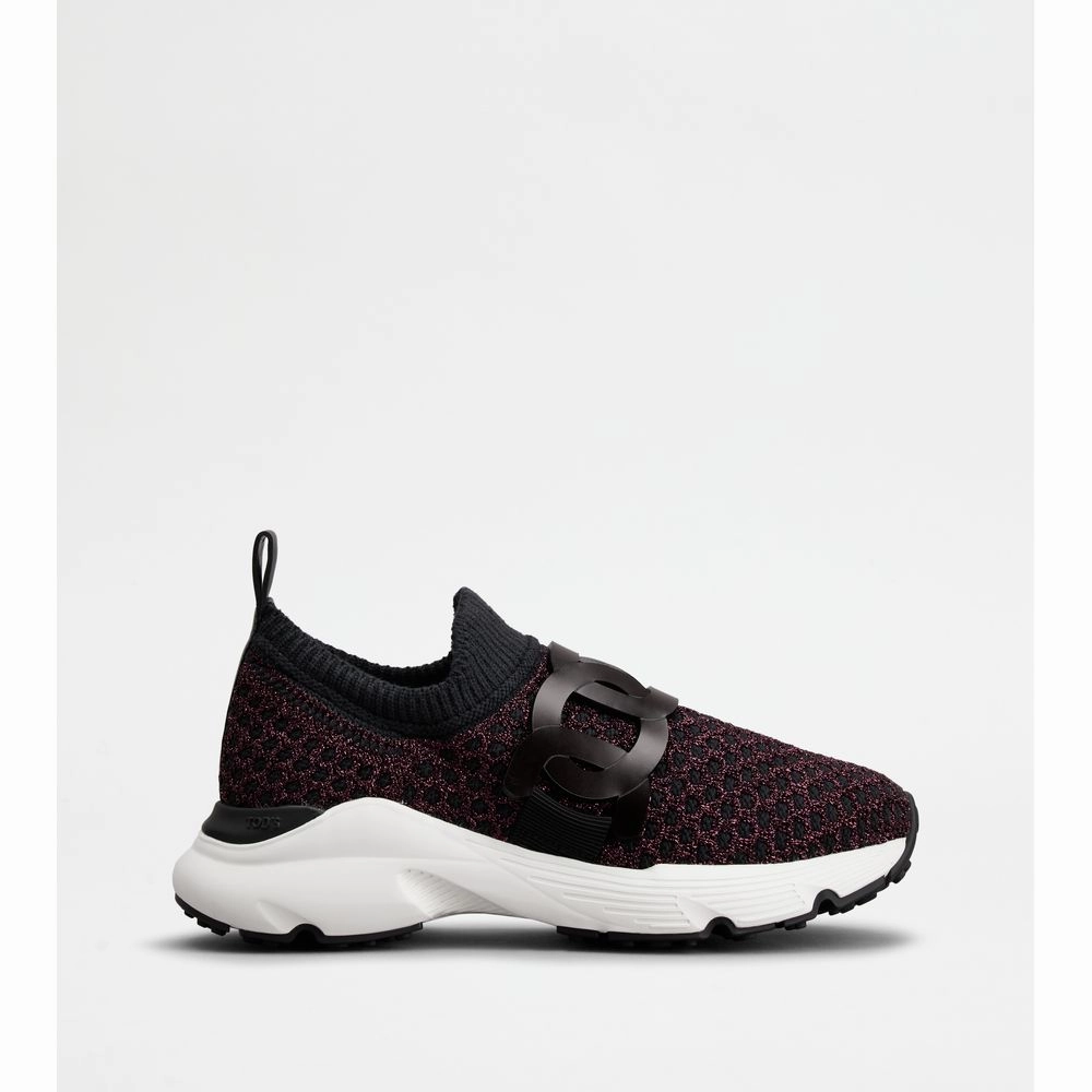 Walk Safe Kate Sneakers in Lurex Mix Technical Fabric