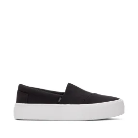 Fenix Black Canvas Slip-On Sneaker Impact Ready