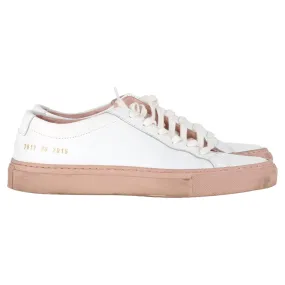 Common Projects Original Achilles Sneakers in White Leather Fashion Appeal Vegan Material Option
