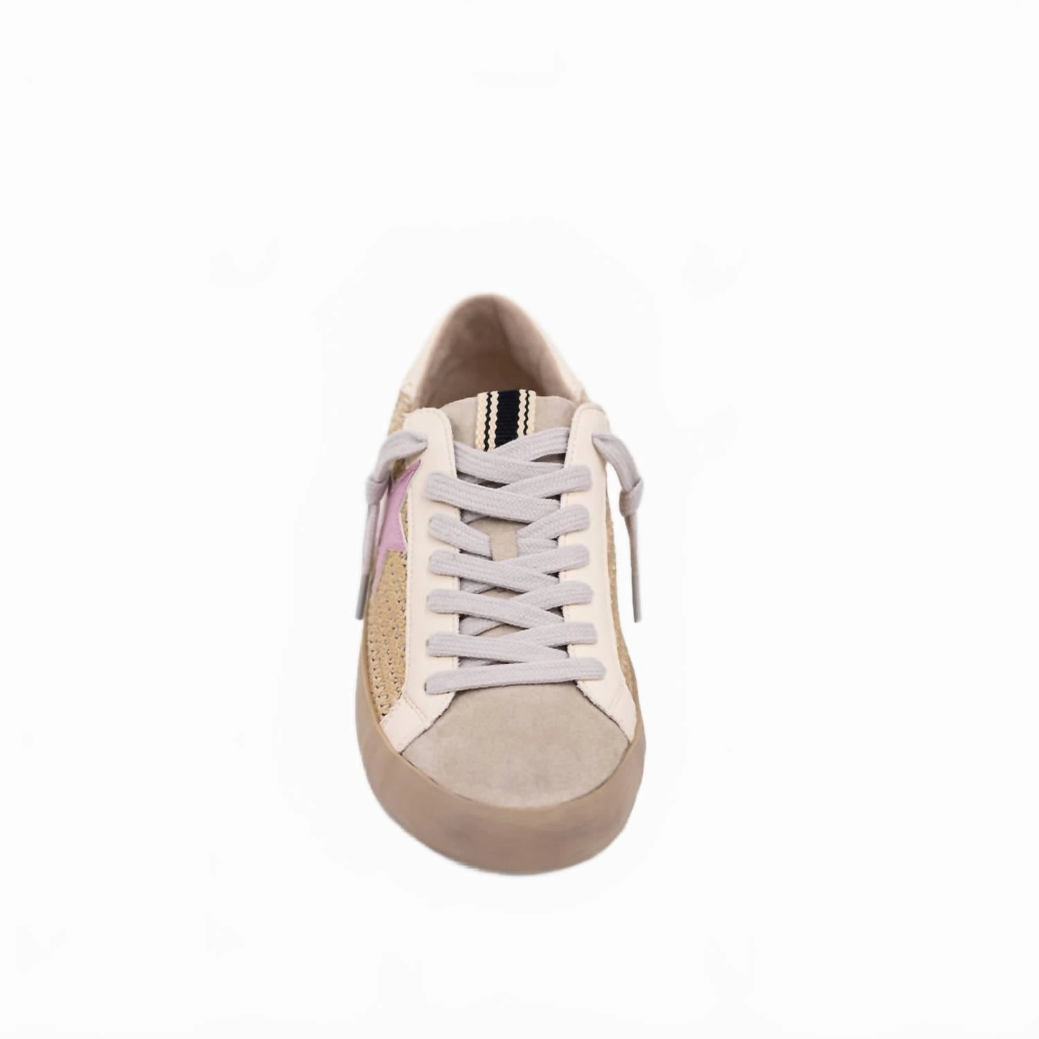 Modern Flair Women's Paula Woven Sneaker In Gold