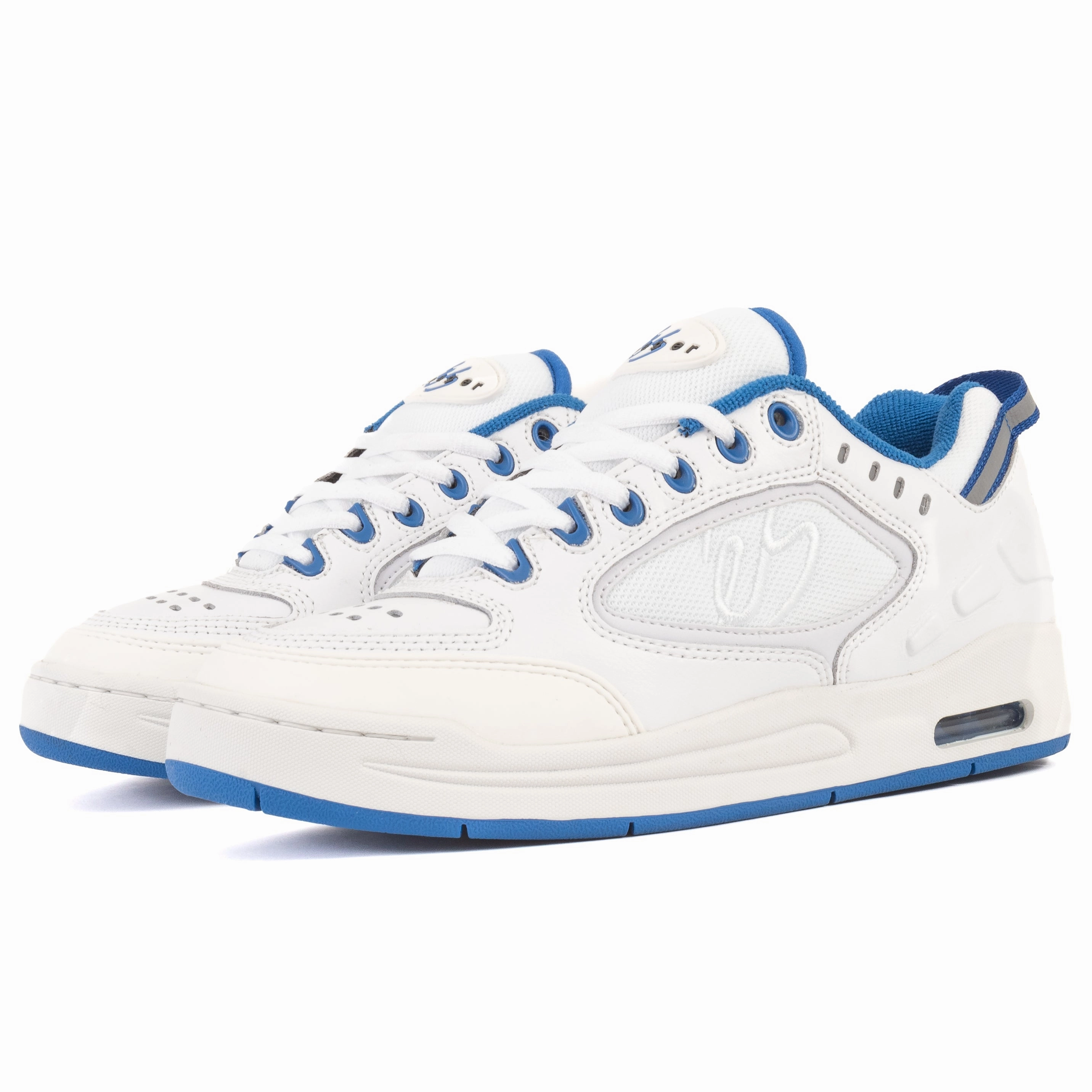 Es - Creager (White/Blue) *SALE Practical Shoes