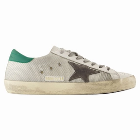 Super Star Sneakers - Golden Goose Deluxe Brand - Leather - Silver Smart Moves Retro-inspired cushioning