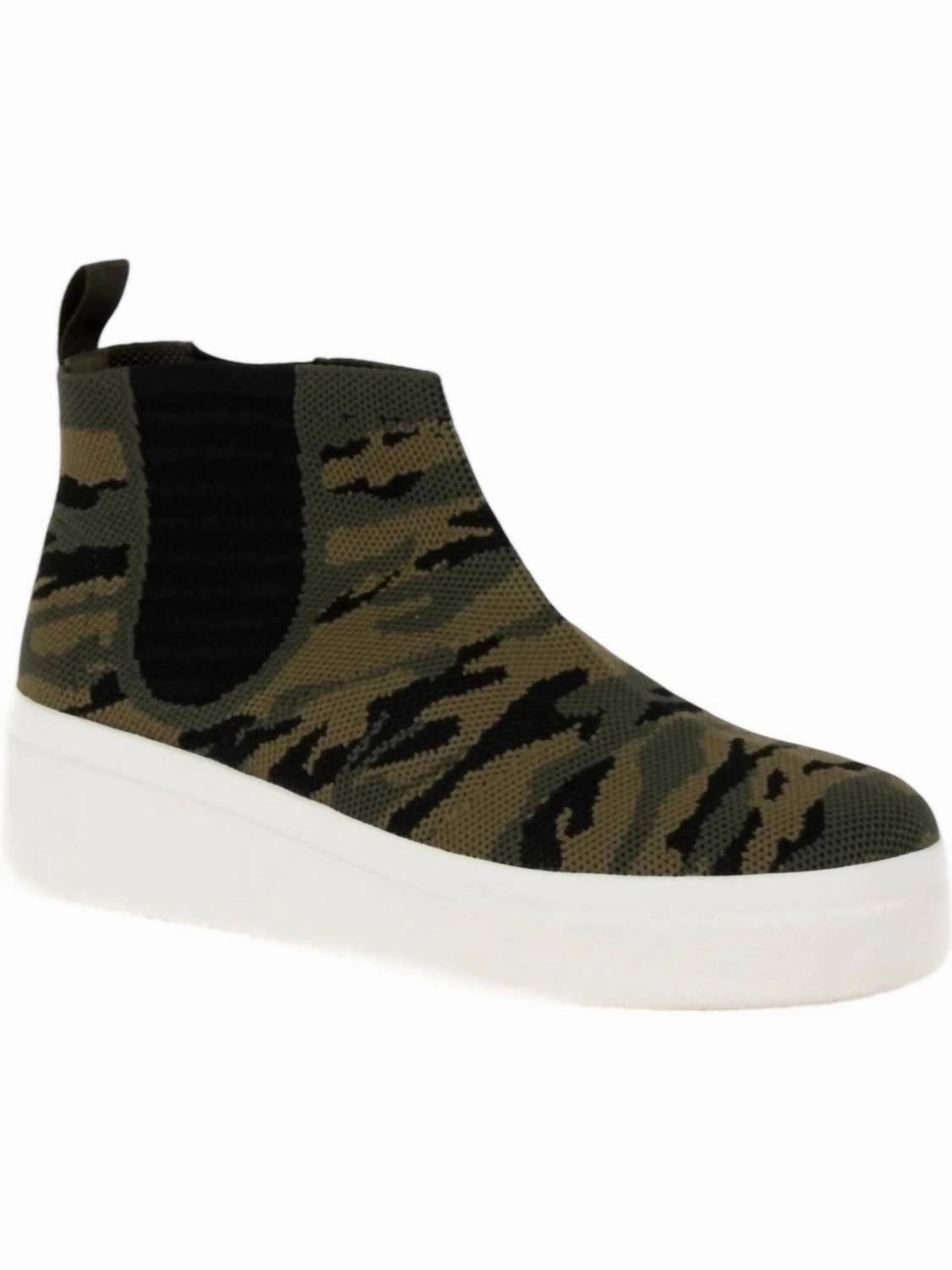 Anti Fatigue Insoles Cloud Feel Women's Eagon Platform High Top Sneaker In Camo Print