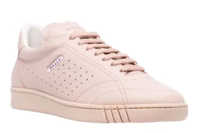 Flexible Rubber Outsole Bally Winner 6239934 Women's Poudre Calf Plain Leather Sneakers