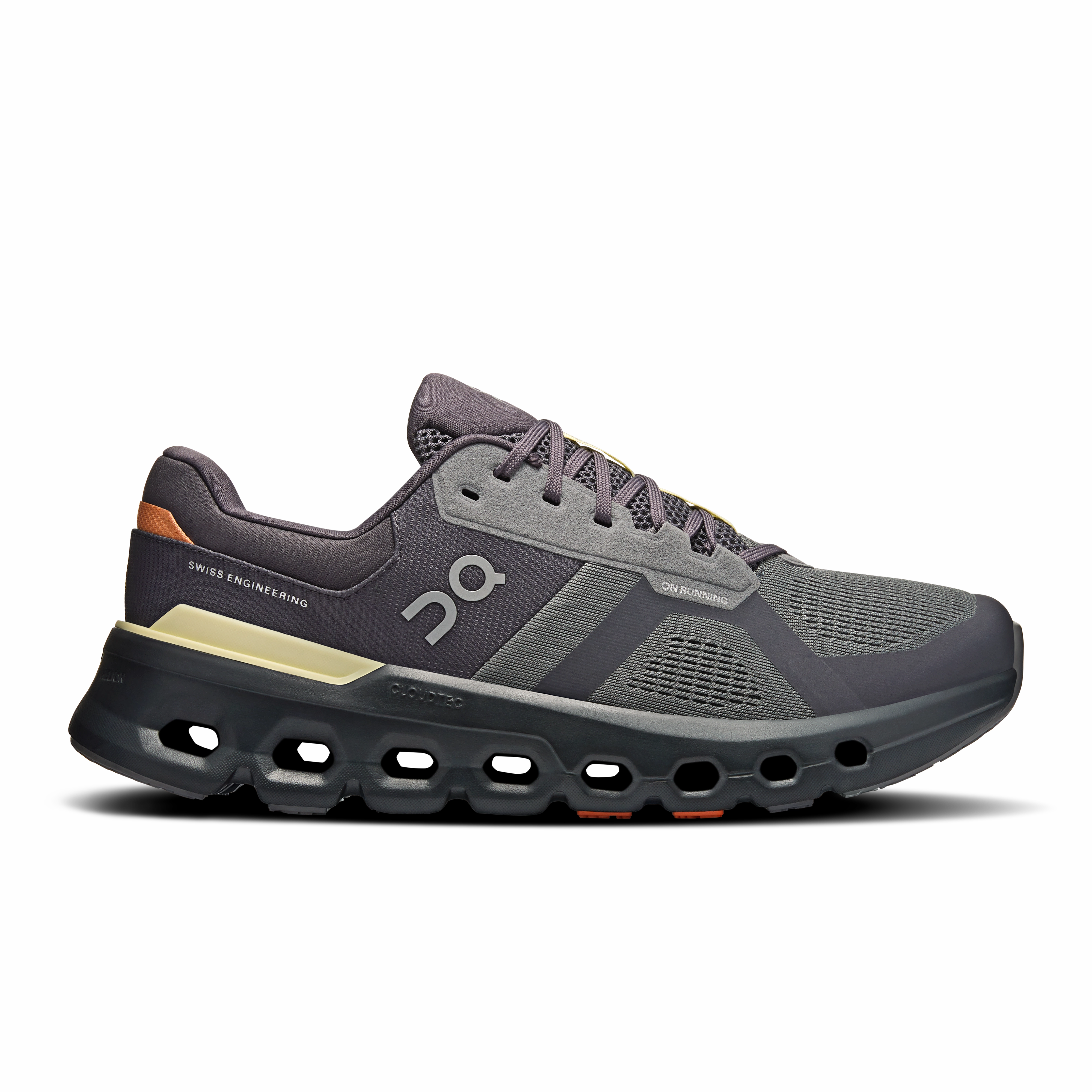 high-top shoes On Running Men's Cloudrunner 2 Shoes - Rock / Tangerine