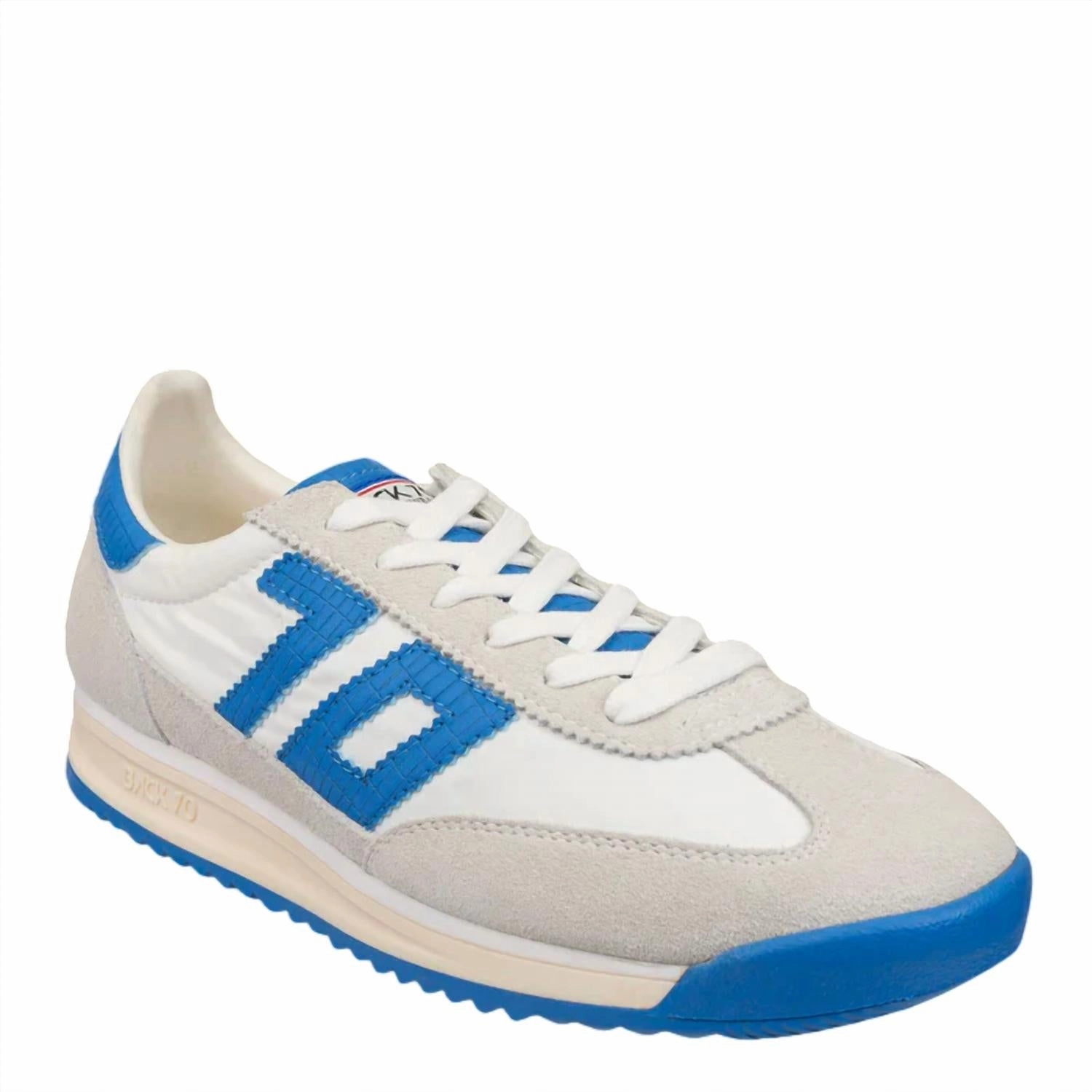 Women's Barkley Sneaker In White/blue Fast Action
