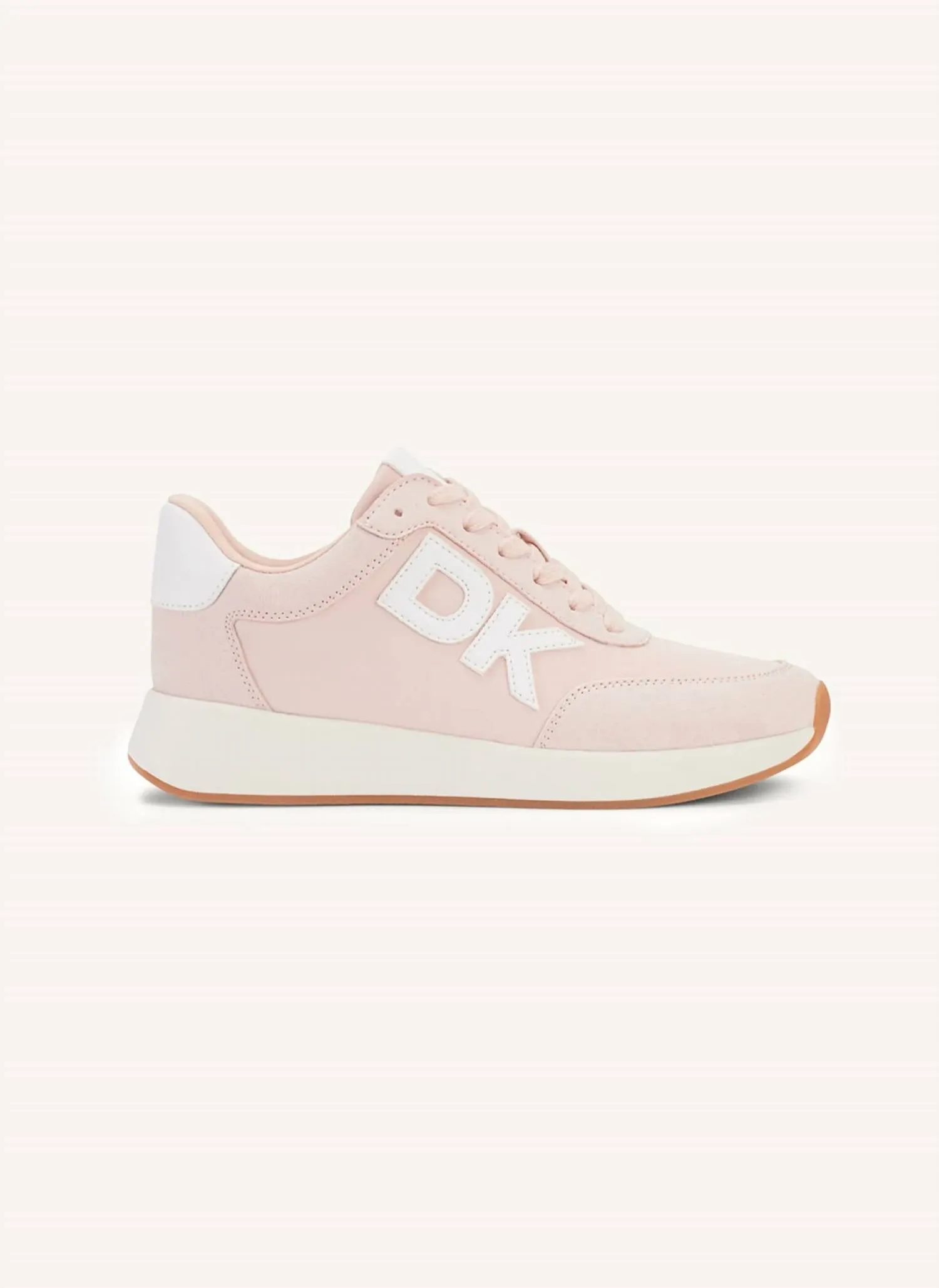 Women's Oaks Logo Lace Up Sneaker In Pale Blush Comfortable Design ResponsiveSole