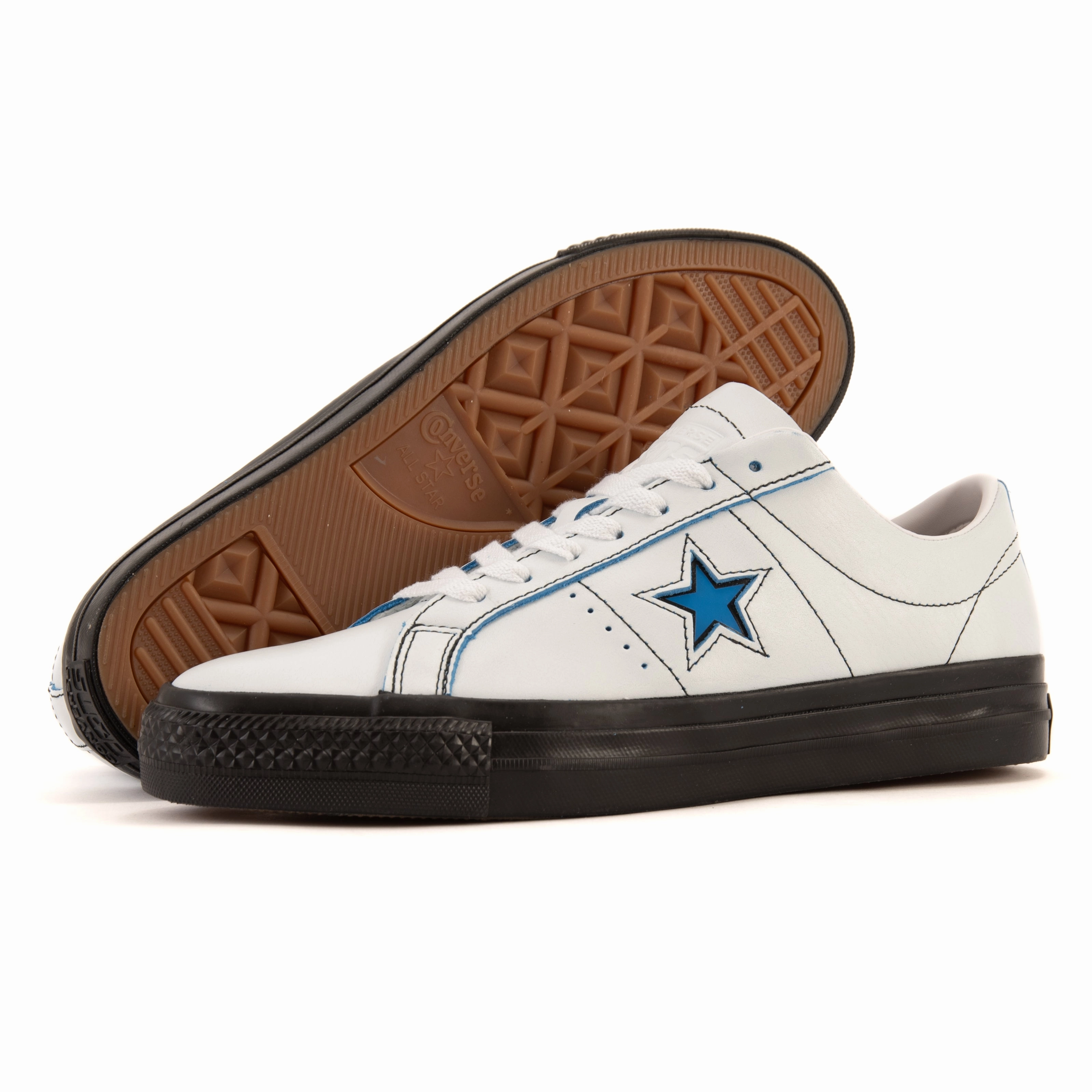 Multi Directional Flex Cons - One Star Pro OX (White/Black/Kinetic Blue) *SALE