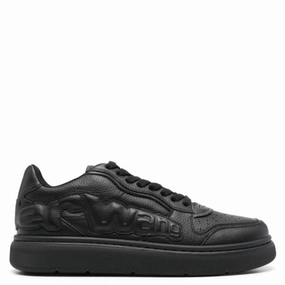 T by Alexander Wang Puff Leather Logo Sneakers Natural Cushion