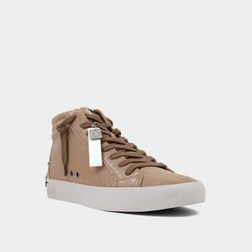 Women's Reese Sneakers In Taupe Snake Responsive Foam Technology