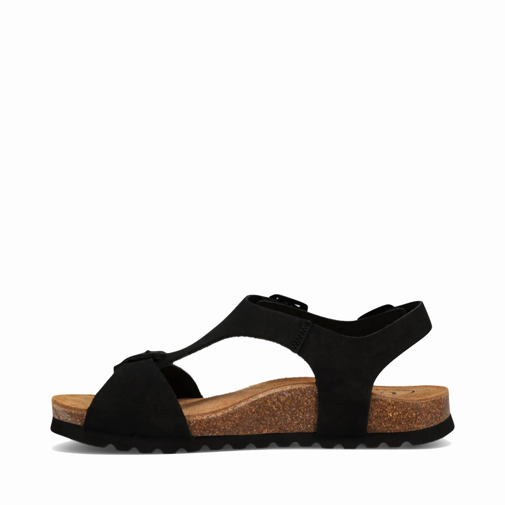 Taos Women's MVP Sandal in Black Suede Active Wear