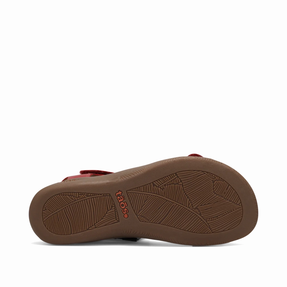 Taos Women's The Show Sandal in Red City Look