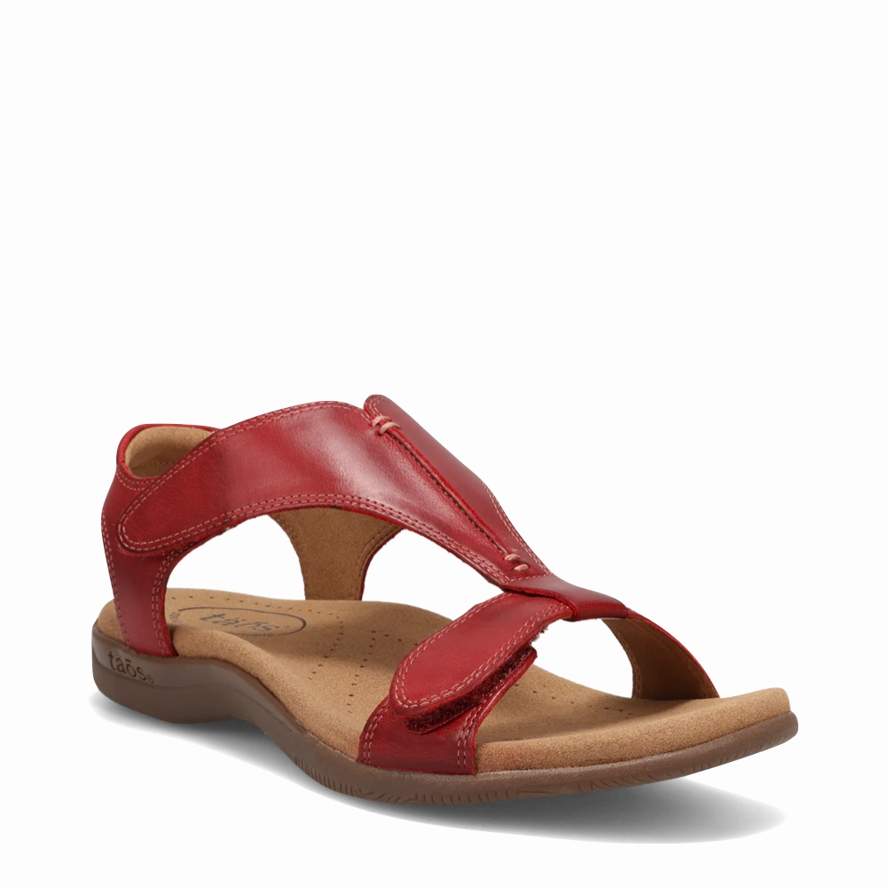 Busy Walk Dot Play Taos Women's The Show Sandal in Red