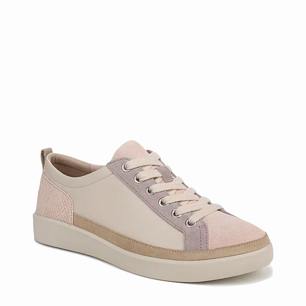 Fast Track Vionic Women's Winny Lace Sneaker in Parchment/Cameo Rose