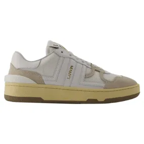 Travel Ease Motion Stabilizer Tennis Low Top Sneakers - Lanvin - Leather - White