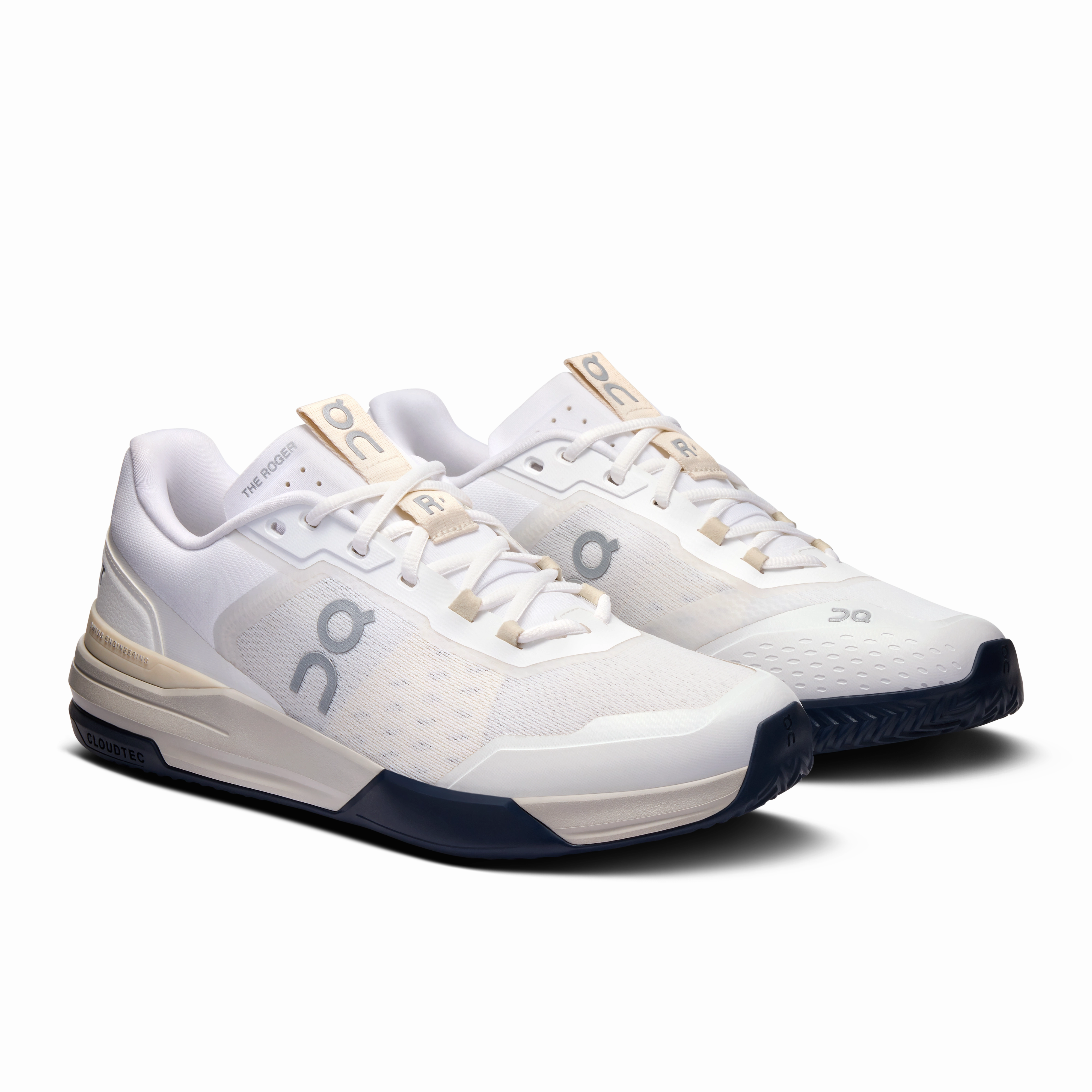 for kids Ultra Rebound Foam On Running Men's The Roger Advantage Pro Clay Shoes - White / Cream