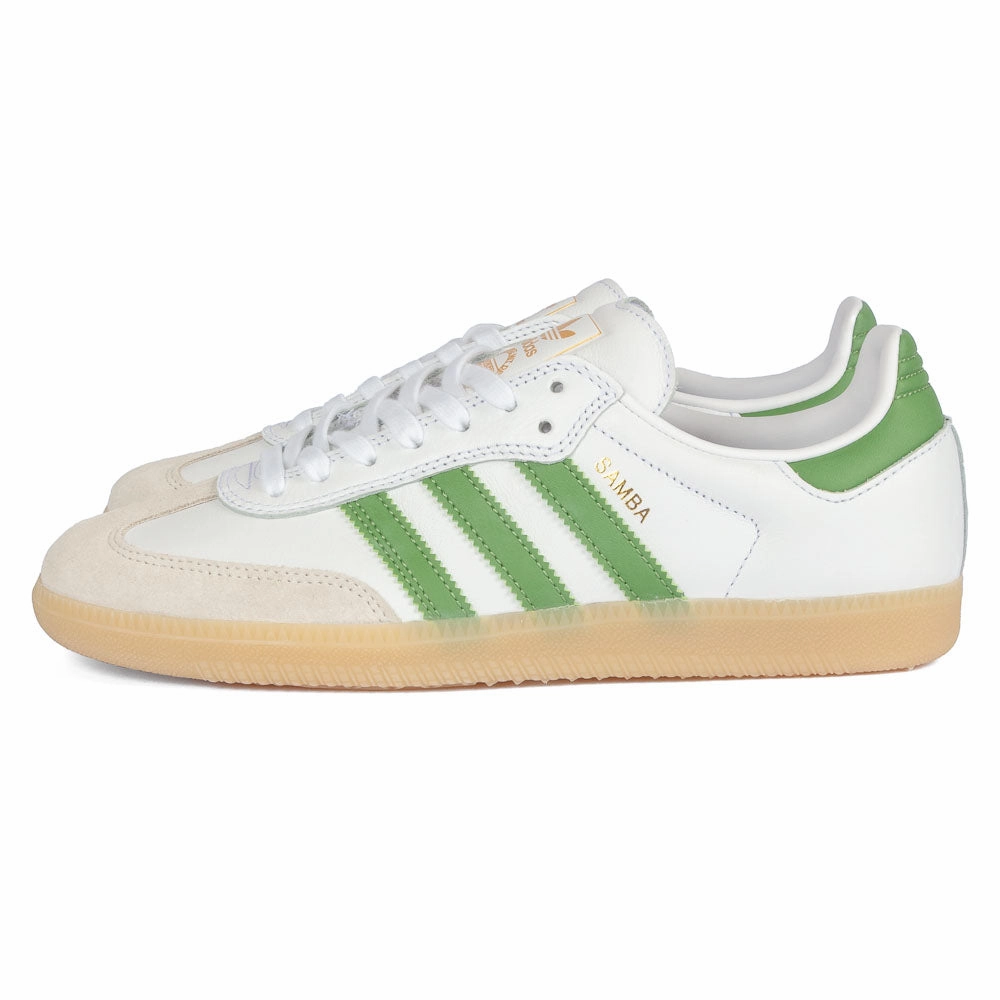 Adidas - Samba ADV (White/Green) Adaptive Responsiveness barefoot - running - style
