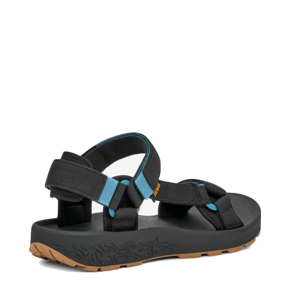 Teva Men's Hydratrek Water Sandal in Caviar/Larkspur Soft Sole Shoes