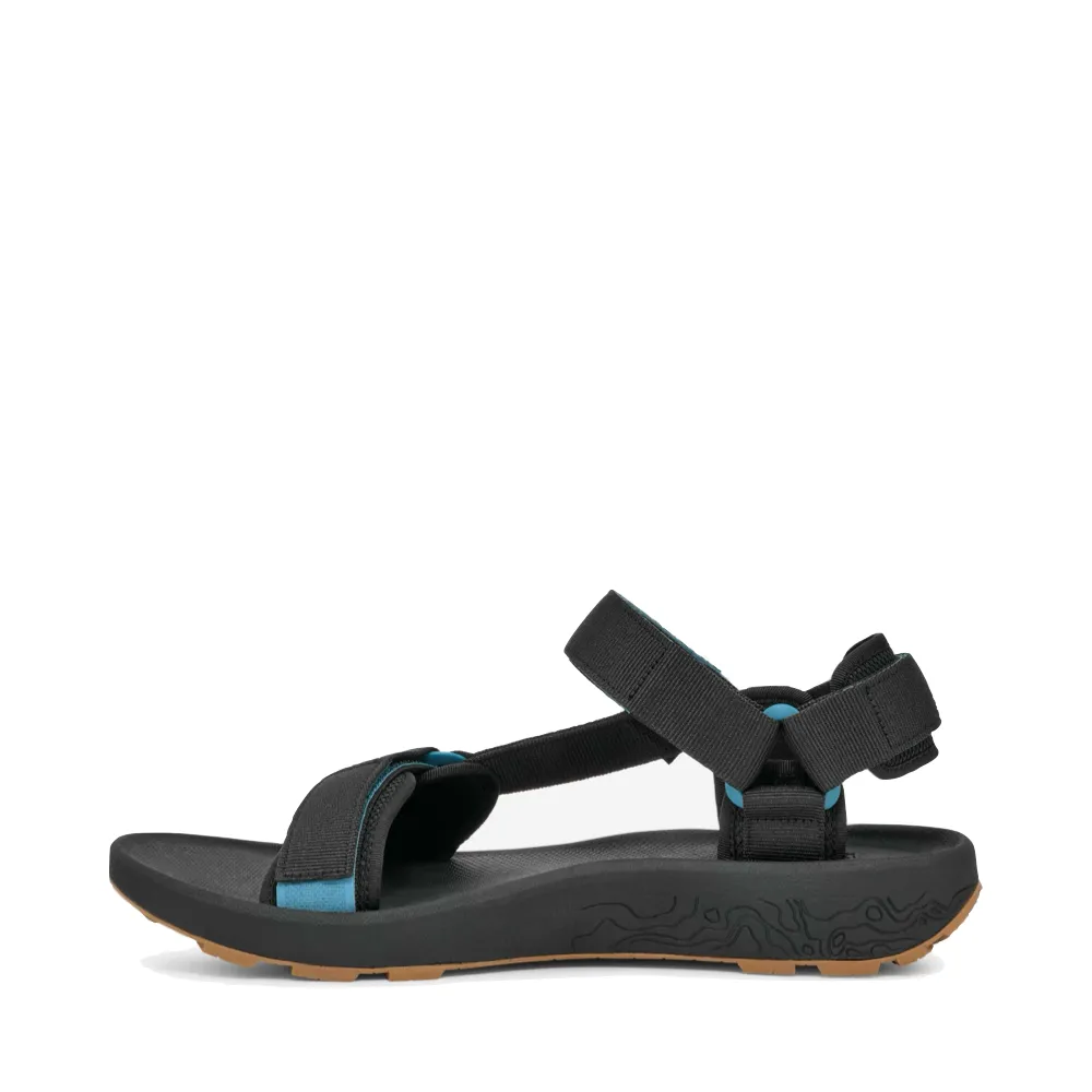 Dad Style Light Balance Teva Men's Hydratrek Water Sandal in Caviar/Larkspur