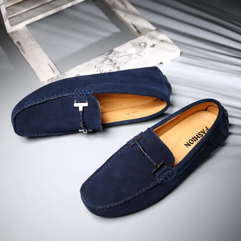 Elegant Fit Active Wear The Astal - Leather Loafers for men