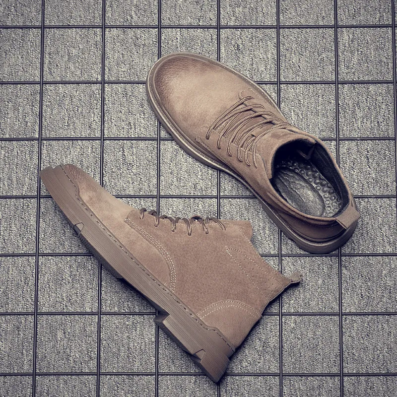 Travel Easy The Martinelli - Leather Ankle Boots For Men - Fall/Winter Boots