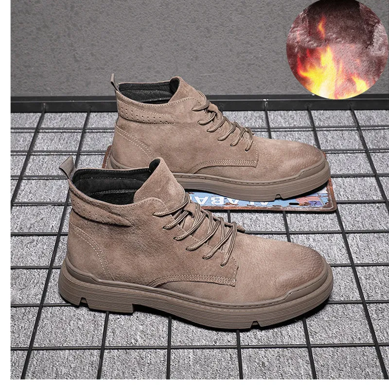 Modern Luxury The Martinelli - Leather Ankle Boots For Men - Fall/Winter Boots