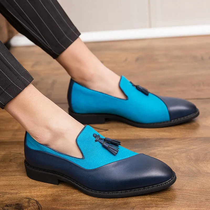 Market Pace Day To Night The Opulenza - Unique Design Tassel Leather Loafers
