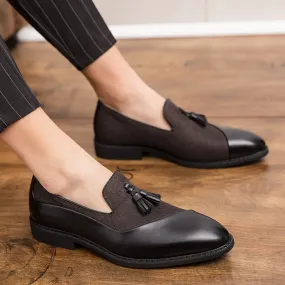 Gentle Feel The Opulenza - Unique Design Tassel Leather Loafers