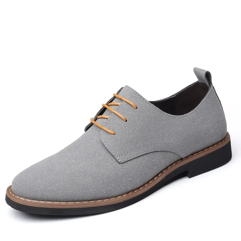 The Roxida - Suede Leather Oxford Shoes For Men Professional Design