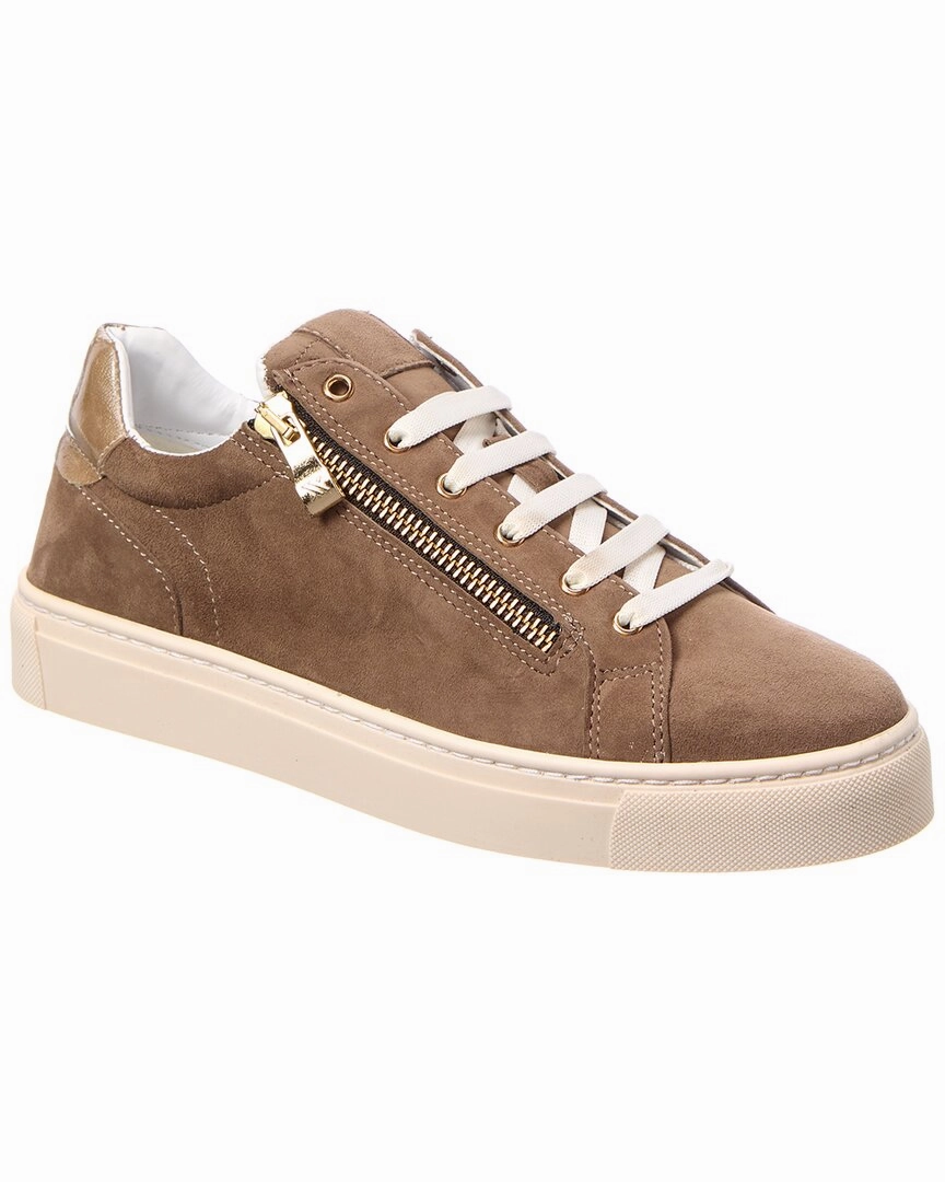 Flexible Upper The Flexx Carmela Leather & Suede Sneaker