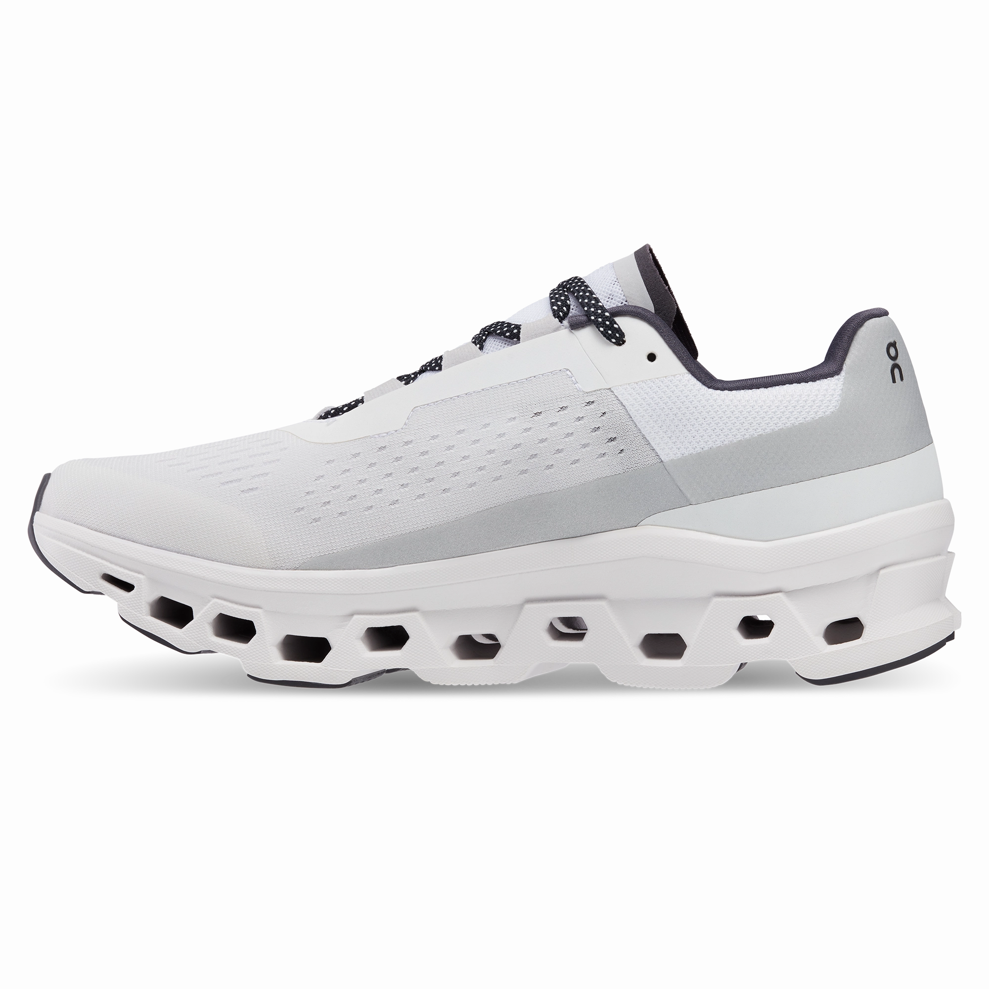 Ultra Breathable Fabric On Running Men's Cloudmonster Shoes - All White