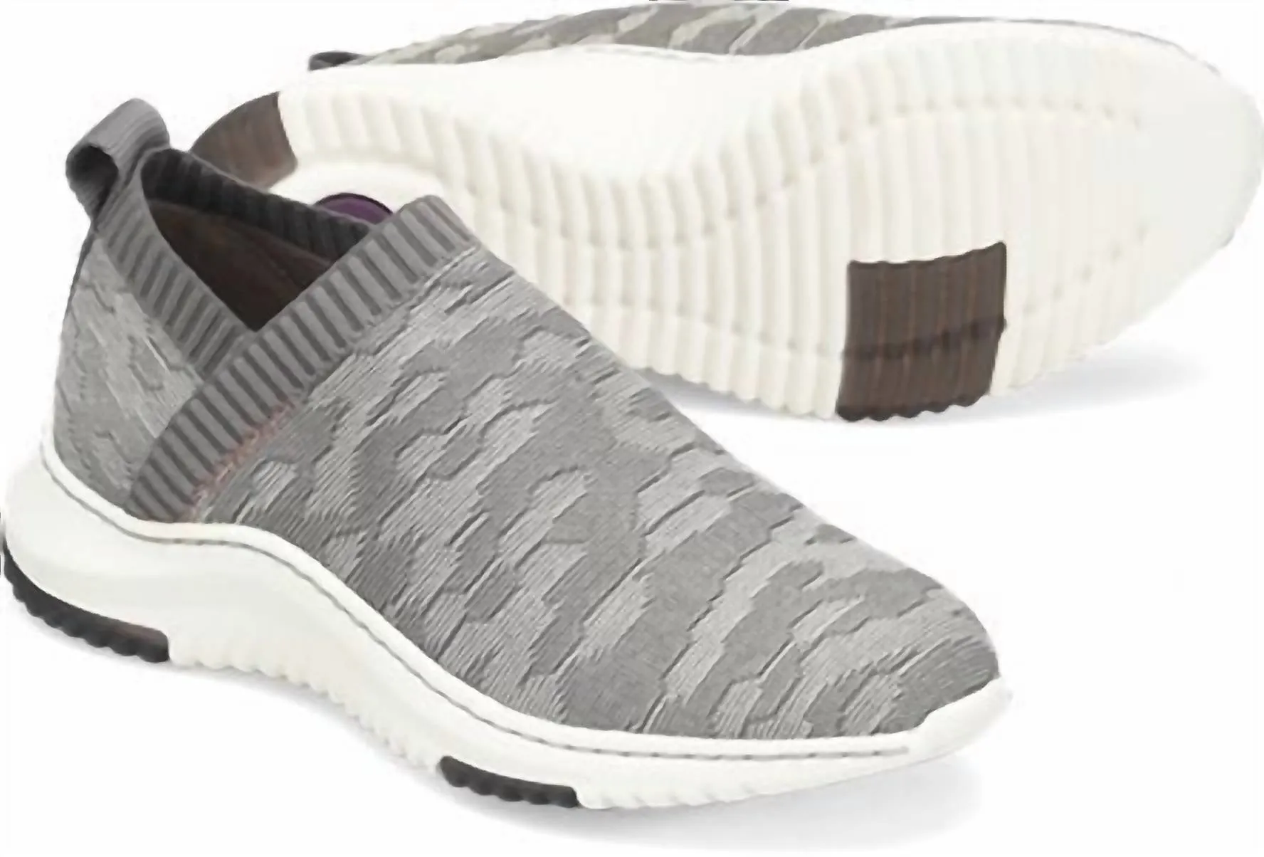 Odea Sneaker In Steel Grey Designer Sneakers Tensile Heel Pull Tab
