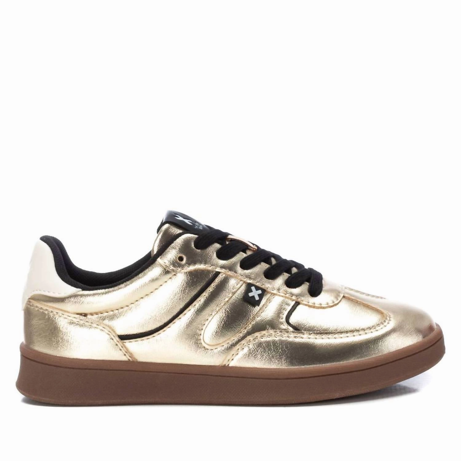 Moisture Management Layer Women's Trainer Sneakers In Gold