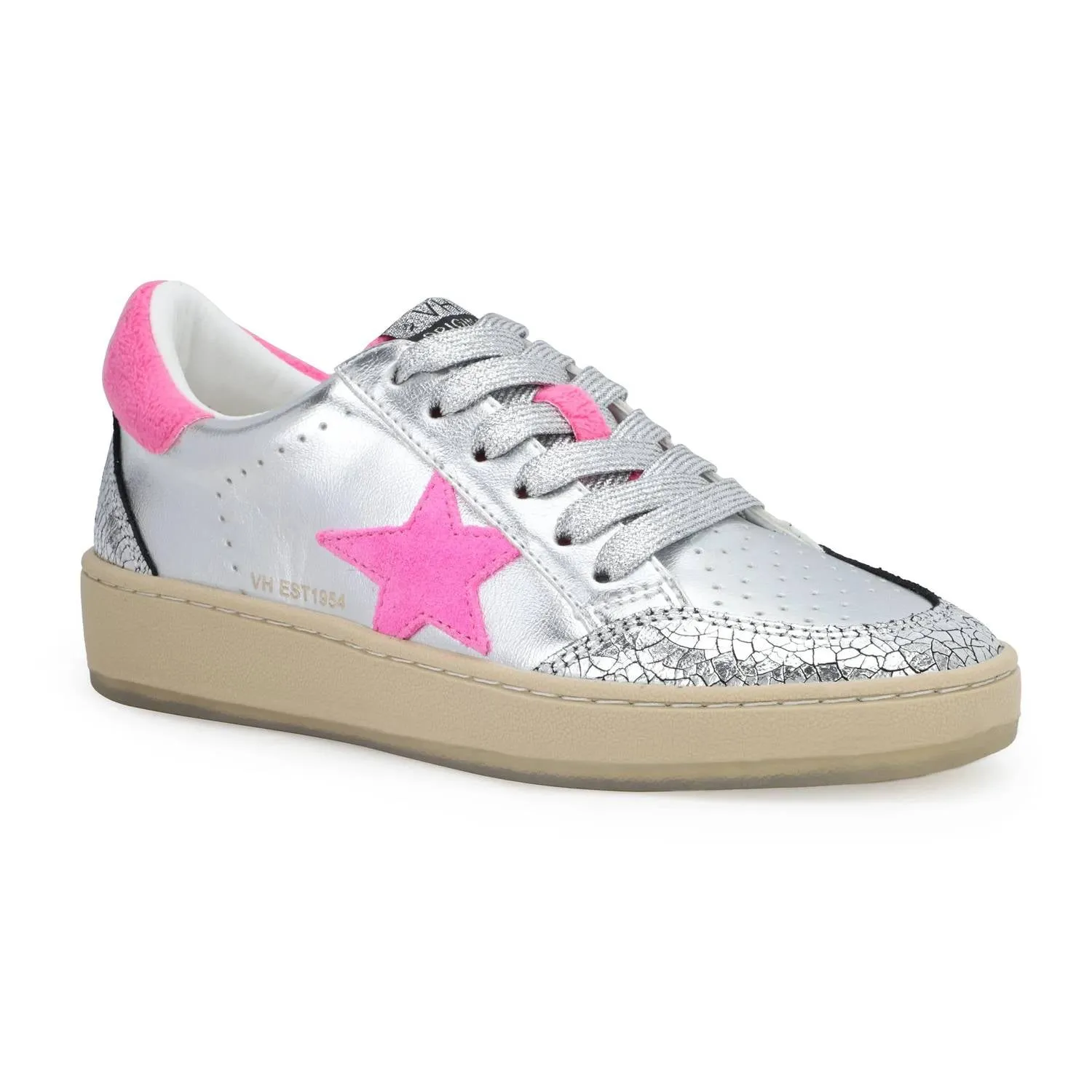 Women's Denisse Sneakers In Silver/snake/pink Ortholite insole