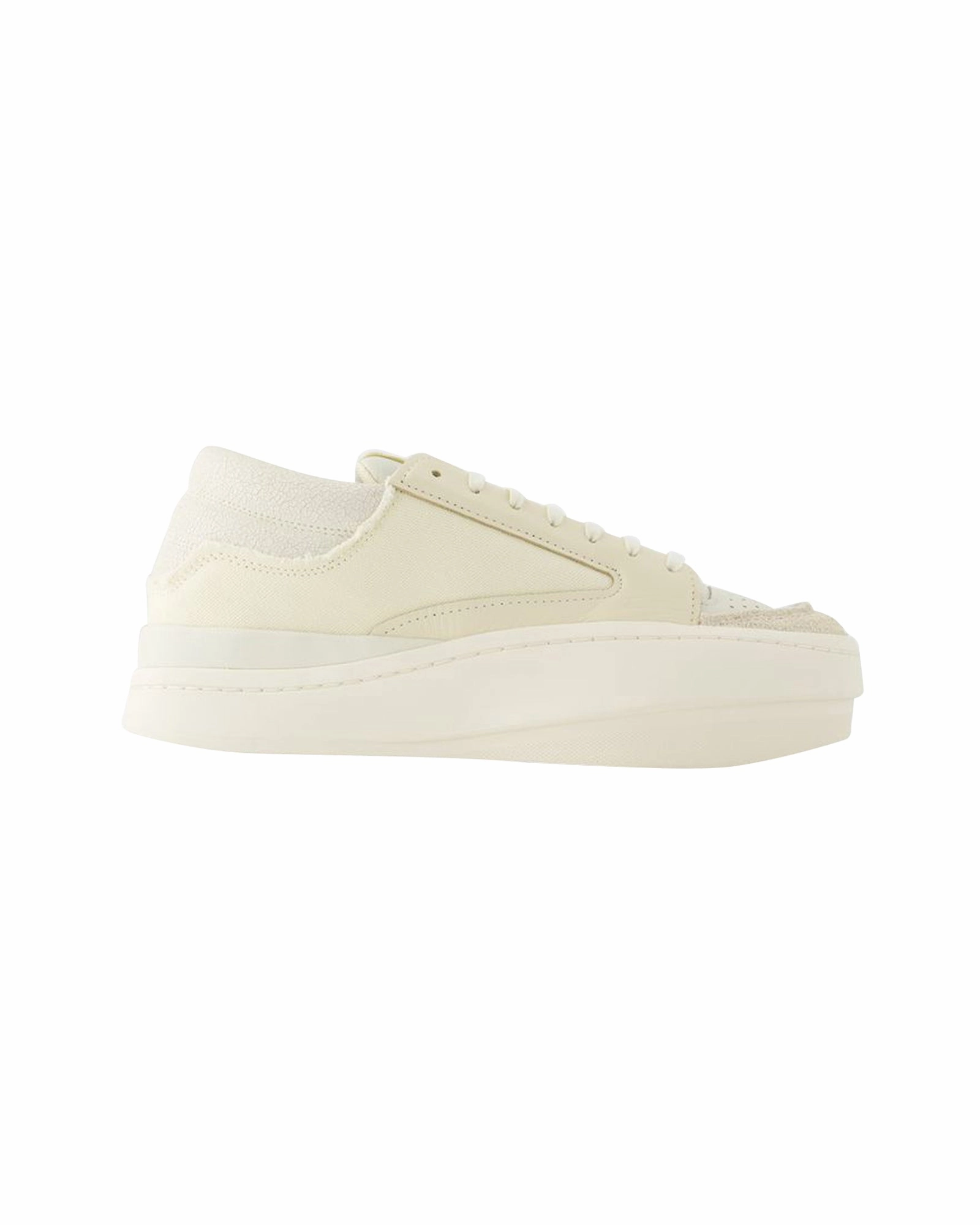 Lux Bball Low Sneakers - Y-3 - Leather - White Gel Infused Cushioning Soft-touch design