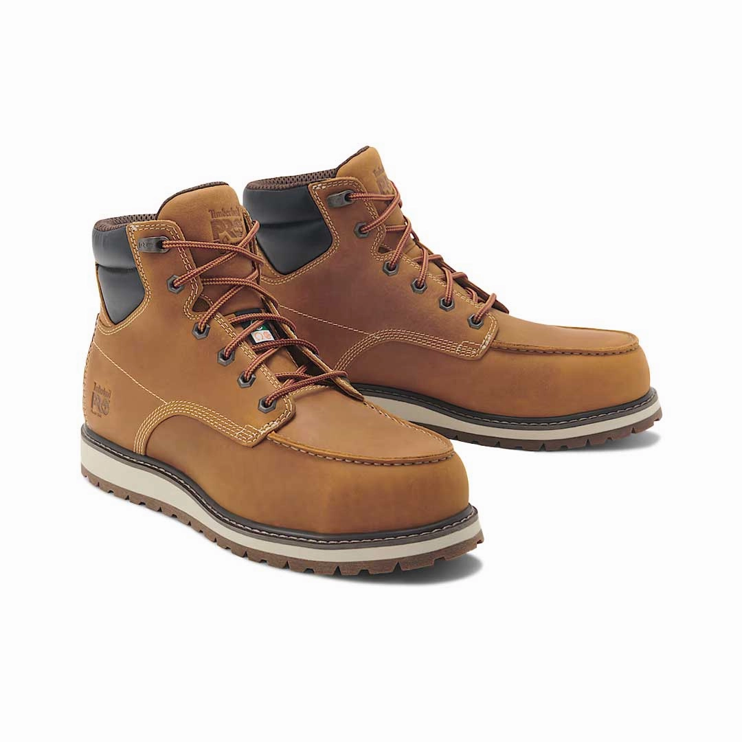 Timberland - Men's Irvine 6 Inch Alloy-Toe Work Boots (0A5YHQ) High Ankle Support Timeless Appeal
