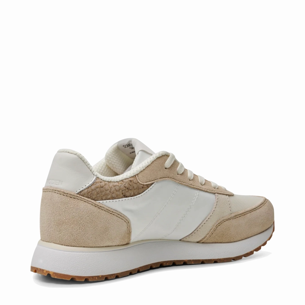 Woden Women's Ronja Sneaker in Blanc de Blanc Outdoor Casual Trend Focus