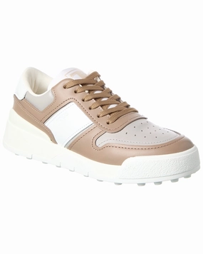 TOD??s Cassetta Leather Sneaker Boosted comfort