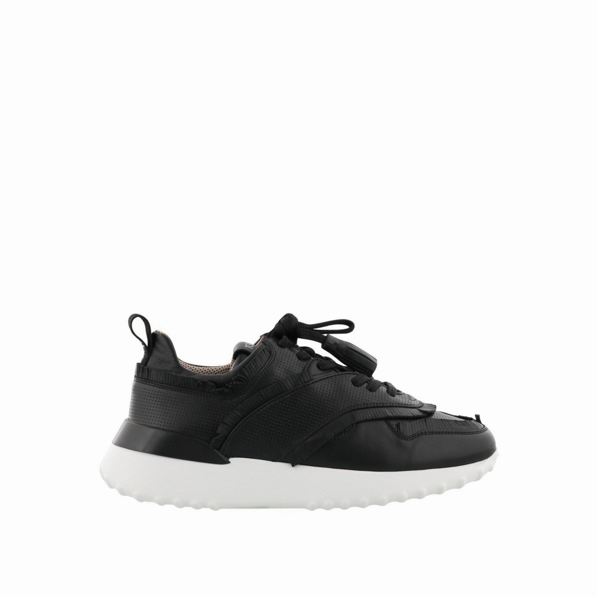 Tod's Fringed Leather Sneakers Thermoregulating Insoles