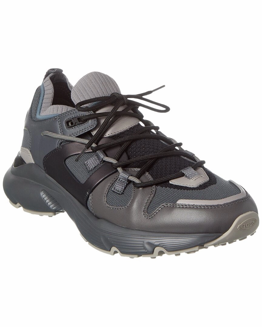 Responsive Energy Return TOD??s Leather & Mesh Sneaker