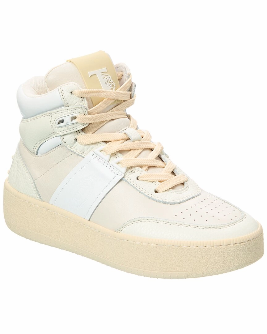 TOD??s Sportiva Leather High-Top Sneaker Flexible Use