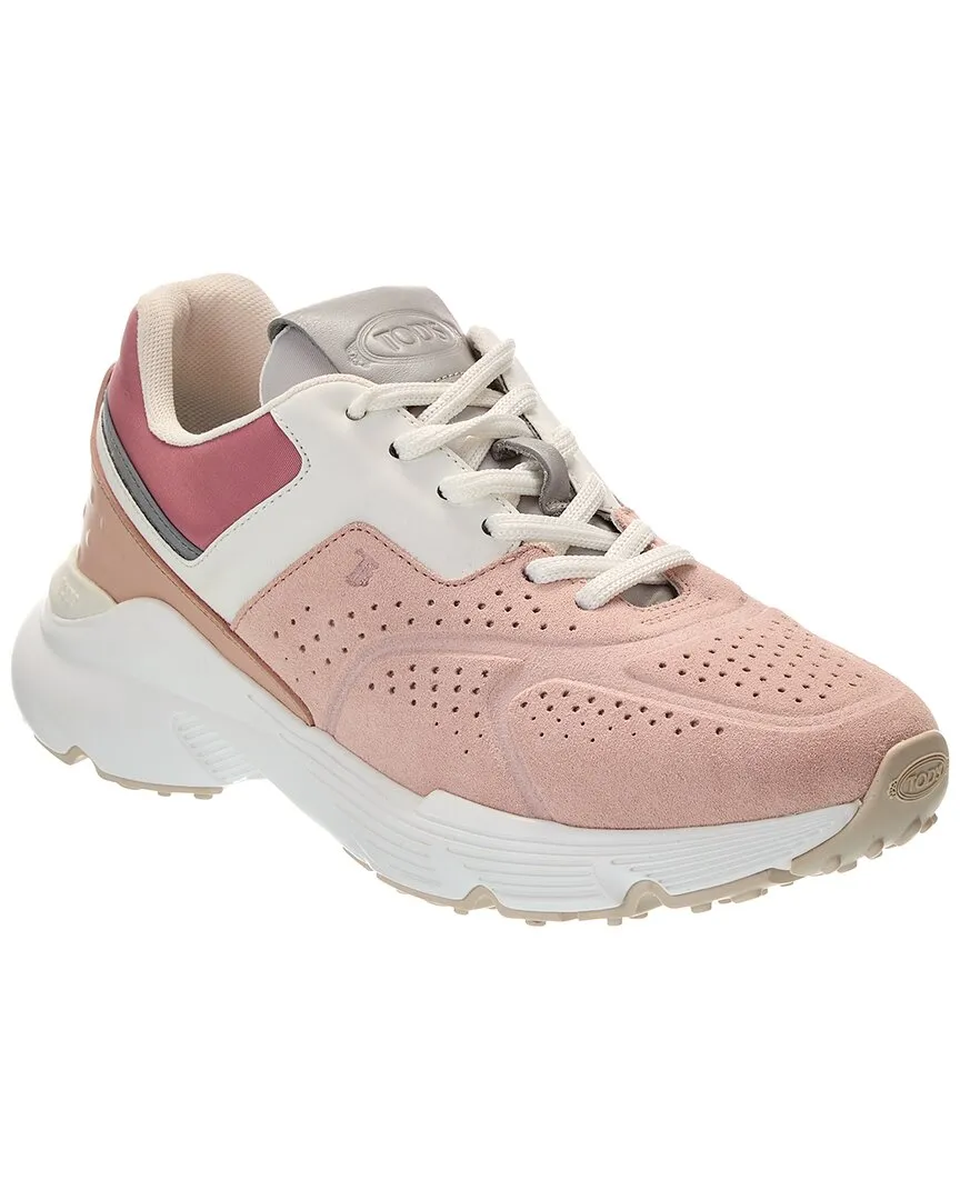 Fashion Trends Short Walks TOD??s Suede & Leather Sneaker