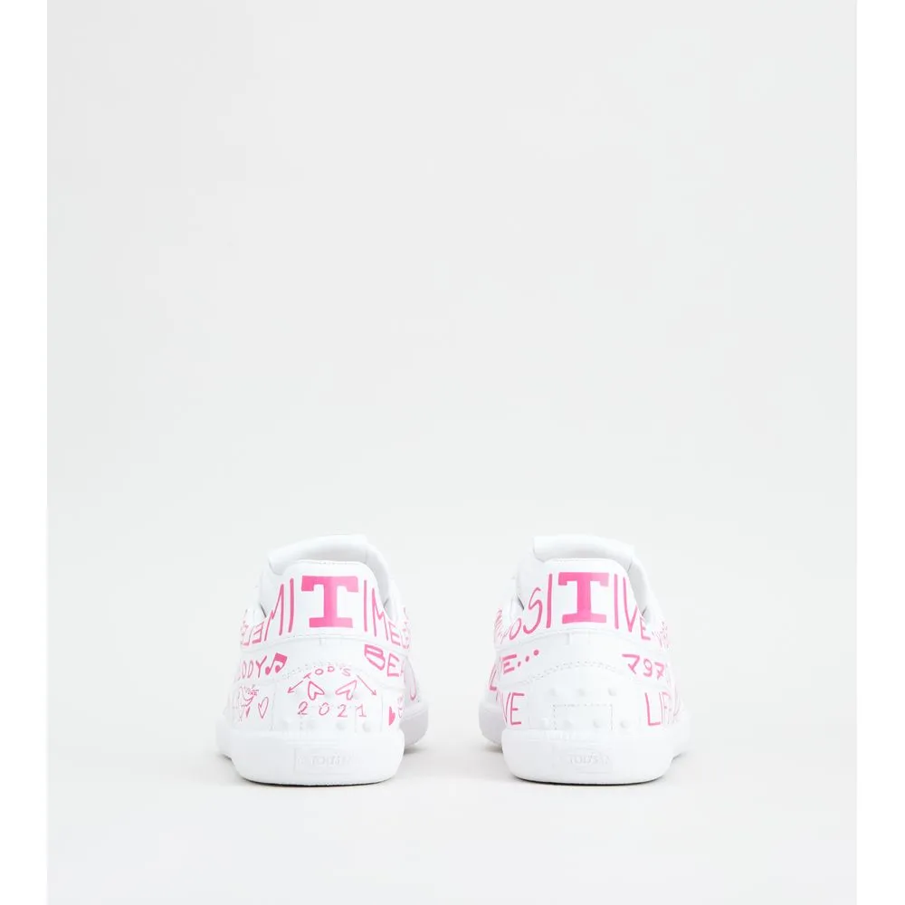 Tod's Tabs Sneakers in Leather Minimal Style