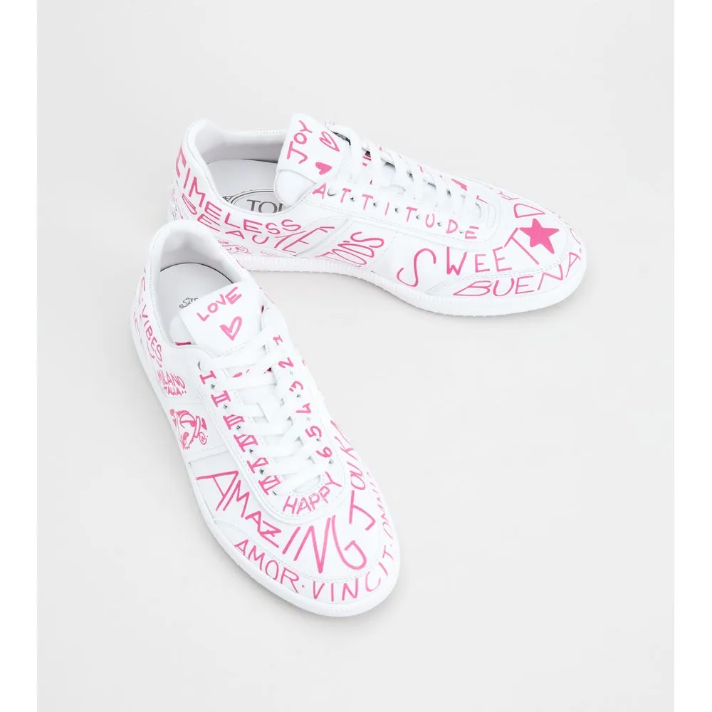 Static Dissipation Tod's Tabs Sneakers in Leather