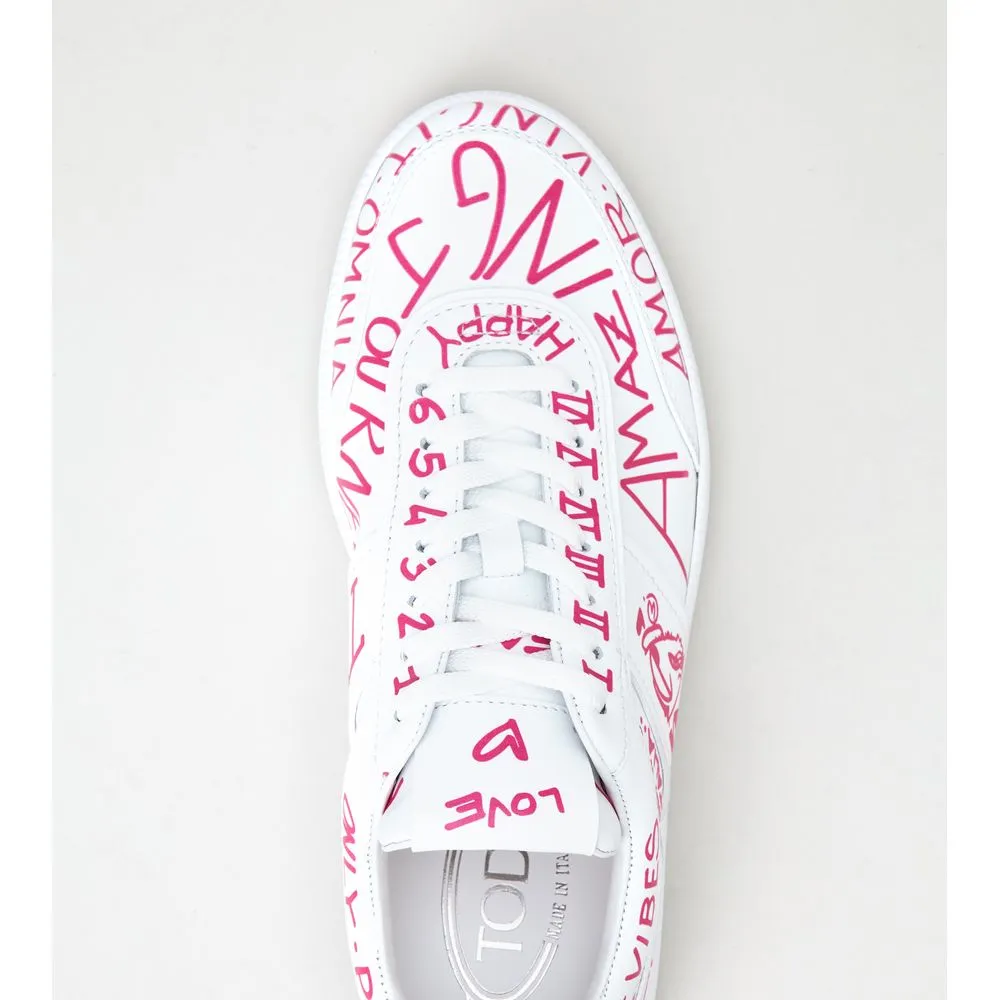 Hypoallergenic Liner Tear Resistant Mesh Tod's Tabs Sneakers in Leather